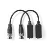VIDEO RICETRASMETTITORE BALUN NEDIS CCTVCON10BK PER CCTV CON CONNETTORE TERMINALE